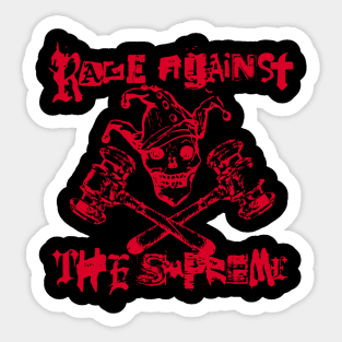 rage against the supreme 09 Sticker